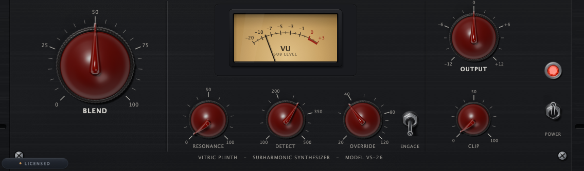 Plinth's controls