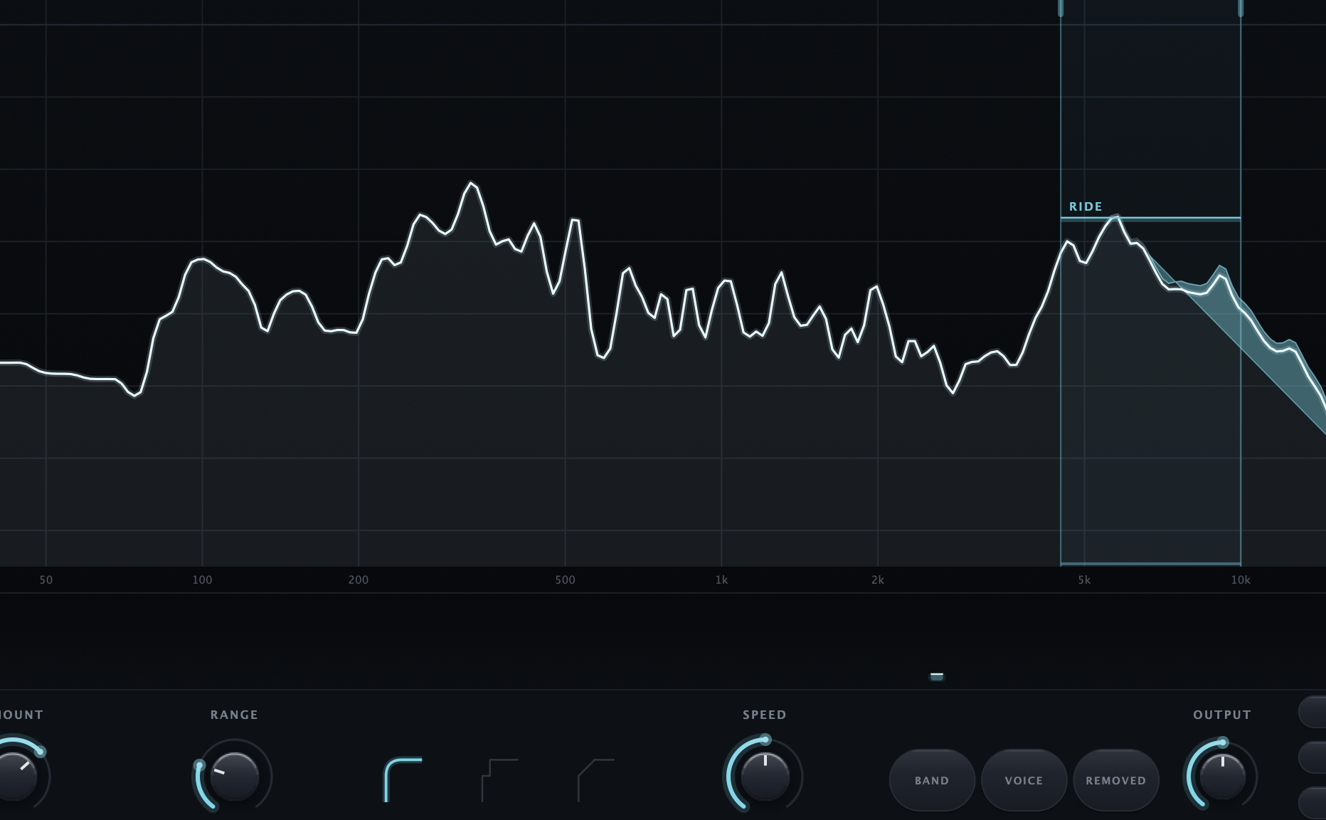 Chamfer real editor with the Smooth style selected on the same take