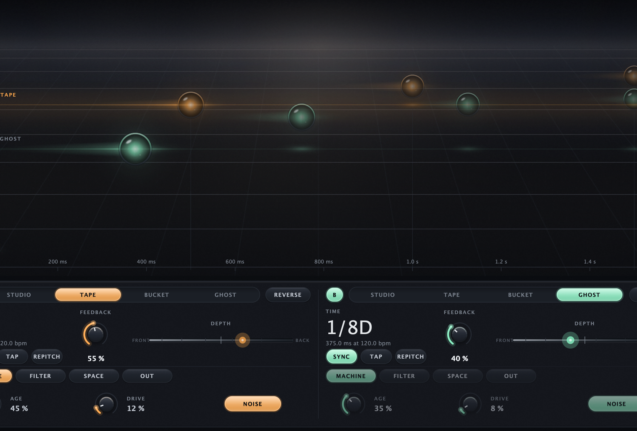 Colonnade Delay licensed interface in Tape engine